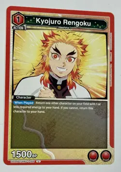 Union Arena - Kimetsu no Yaiba Kyojuro Rengoku UE05BT/KMY-1-088 U Demon Slayer - Image 2