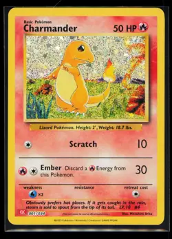Pokemon Trading Card Game Classic Charmander 001/034 Holo Classic Collection NM - Image 1