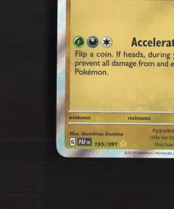 Cyclizar 195/091 Paldean Fates Shiny Holo Rare Pokemon Card NM - Image 5