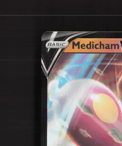 Medicham V 083/203 Evolving Skies Ultra Rare Holo Pokemon Card NM - Image 3