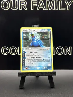 Team Aqua's Walrein 6/95 Holo Rare Team Magma vs Aqua Pokemon Card 2004 - Image 1