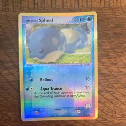 Team Aqua's Spheal 57/95 EX Team Magma vs Aqua Pokemon Card Reverse Holo Rare LP - Image 1