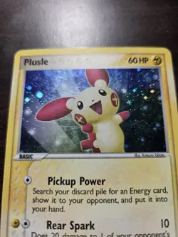 Plusle Pokemon Card - EX Trainer Kit 2 6/12 Holo TCG Card (2006) - Image 2