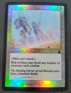 Magic the Gathering TCG: Wall of Glare 25/143, Urza's Destiny, Common Foil Card2 - Image 3