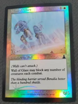 Magic the Gathering TCG: Wall of Glare 25/143, Urza's Destiny, Common Foil Card2 - Image 5