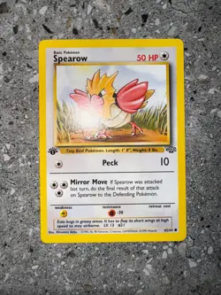 Pokemon TCG Cards 1st Edition Spearow 62/64 Jungle - Image 3