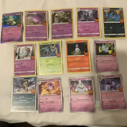 Pokemon 2023 Halloween Trick Or Trade 13 Card Lot - Image 1