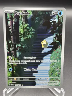 Pokemon TCG Psyduck 175/165 Scarlet & Violet 151 Illustration Rare NM Condition. - Image 1