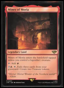 Mines of Moria R 0257 Regular the Lord of the Rings MTG - Image 1