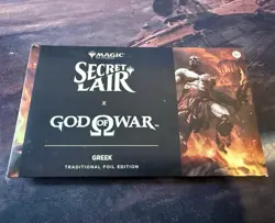 Wizards of the Coast MTG Secret Lair x God of War Greek Traditional Foil Box (5) - Image 1