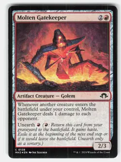 Molten Gatekeeper 128 Magic Modern Horizons 3 Foil *NM* - Image 1