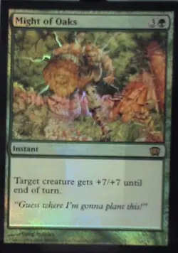 Might of Oaks - 8th Edition: #265, Magic: The Gathering - Foil Lp R249 - Image 1