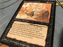 MTG Frankenstein's Monster Signed Anson Maddocks 1994 Autograph The Dark Magic - Image 1