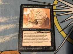 MTG Frankenstein's Monster Signed Anson Maddocks 1994 Autograph The Dark Magic - Image 2