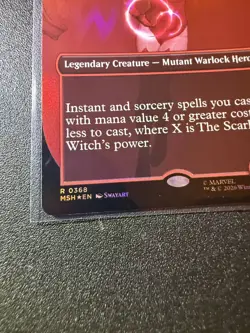 The Scarlet Witch Borderless FOIL MTG MSH Nm/M - Image 2