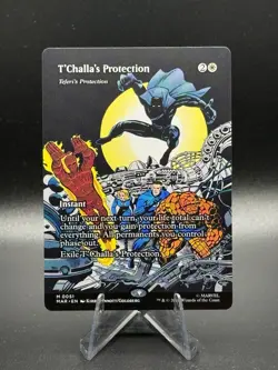 T’Challa’s Protection 0051 (Borderless Non-Foil) MTG: MAR- NM - Image 1