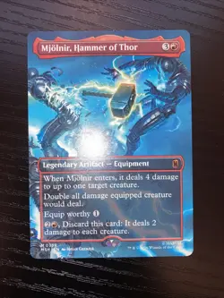 Mjolnir, Hammer of Thor Borderless 0339 Marvel Super Heroes Mythic MTG English - Image 2