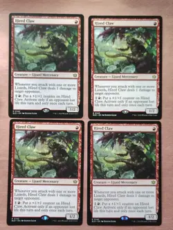 4x Hired Claw **NEAR MINT** **UNPLAYED** MTG - Image 1