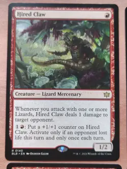 4x Hired Claw **NEAR MINT** **UNPLAYED** MTG - Image 5