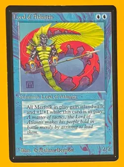 MTG LORD OF ATLANTIS Beta (OldManMTG 012-127) - Image 1