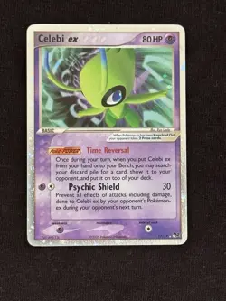 Celebi ex Holo Rare Pop Series 2 Pokemon TCG 2005 #17/17 - Image 1