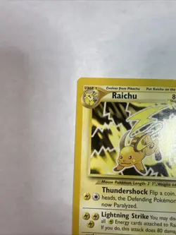 Pokemon Card Raichu 21/64 Neo Revelation Rare WOTC Vintage 2001 NM - Image 5