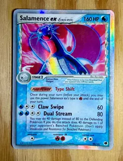 Pokemon TCG Salamence ex Delta Species 96/101 Dragon Frontiers Holo MP - Image 1