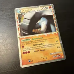 Donphan Prime 107/123 Ultra Rare Heart Gold & Soul Silver Pokemon Card MP-HP - Image 1