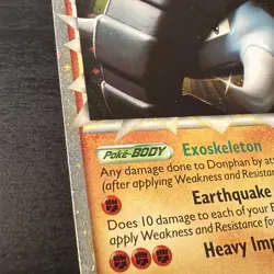 Donphan Prime 107/123 Ultra Rare Heart Gold & Soul Silver Pokemon Card MP-HP - Image 3
