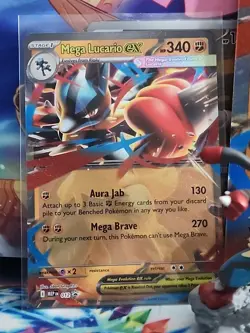 Pokemon TCG lucario Mega Evolution Figure Collection, jumbo and figure - Image 3