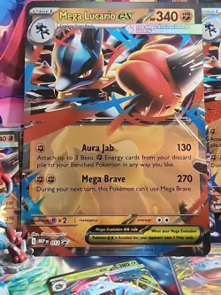 Pokemon TCG lucario Mega Evolution Figure Collection, jumbo and figure - Image 4