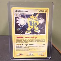 Pokemon TCG Electivire Diamond and Pearl 3/130 English 2007 Holo Rare - Image 1