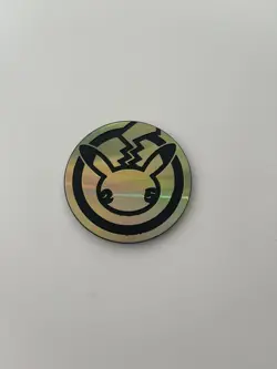 Pokemon Trading Card Game Gold Large Pikachu Celebrations Holo Coin FAST SHIP - Image 1