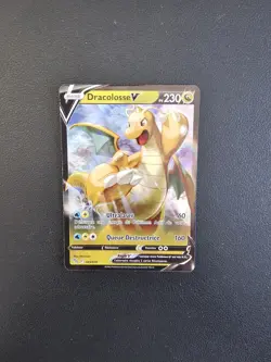 Carte Pokemon Dracolosse V 049/078 EB10.5 Epee & Bouclier Pokemon Go FR NEUF - Image 1