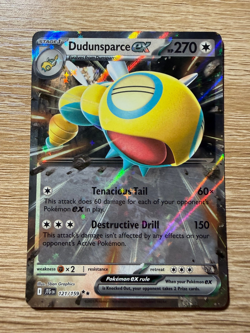 Pokemon Dudunsparce EX 121/159 Sv09: Journey Together. Free Shipping !!! - Image 1