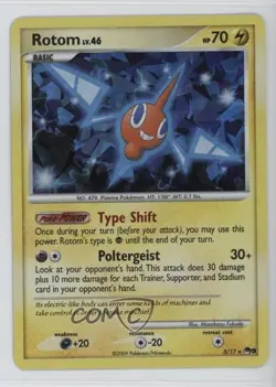 Rotom (Cracked Ice) Pokemon Organized Play Promotional Series 9 #5 2009 - Image 1
