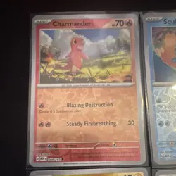 Pokemon Costco 151 Foil promo set Pikachu Squirtle, Charmander Bulbasaur - Image 2