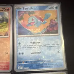 Pokemon Costco 151 Foil promo set Pikachu Squirtle, Charmander Bulbasaur - Image 3