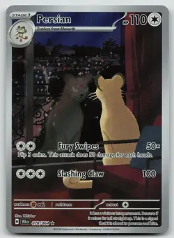 Pokemon Persian 078/064 Shrouded Fable Illustration Rare Holo NM - Image 1
