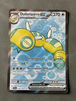 2025 POKEMON TCG - DUDUNSPARCE EX 178/159 HOLO - Image 1