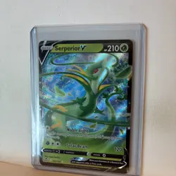 Pokemon Silver Tempest Ultra Rare Serperior V 007/195 - Near Mint (NM) - Image 3