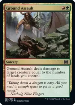 Ground Assault - Light Play MTG Double Masters 2022 - Image 1