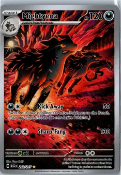 Mightyena Ascended Heroes 243/217 Illustration Rare Holo Near Mint - Image 1