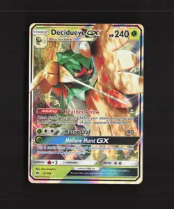 Decidueye GX 12/149 Sun & Moon Ultra Rare Holo Pokemon Card NM - Image 1
