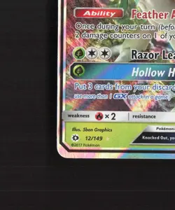 Decidueye GX 12/149 Sun & Moon Ultra Rare Holo Pokemon Card NM - Image 5