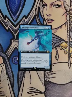 1x Harbinger of the Seas Extended Art - NM/M MH3 Modern Horizons 3 MTG Magic - Image 1