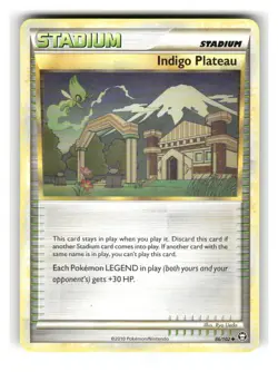 Indigo Plateau 86/102 Uncommon HGSS Triumphant Pokemon Lightly Played - Image 1