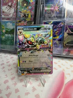 POKEMON UMBREON EX STAMPED 060/131 SV: PRISMATIC EVOLUTIONS SEALED - Image 1