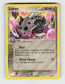 Lairon 36/100 Uncommon Crystal Guardians Pokemon 2006 Moderately Played - Image 1