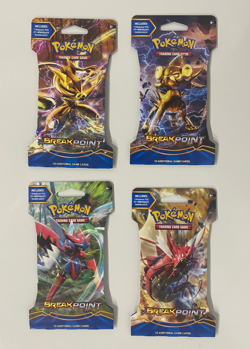 Pokemon XY Breakpoint Sleeved Booster Pack Art Set New and Sealed - Image 1